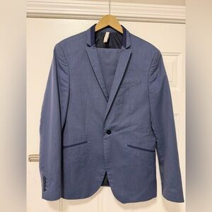 Zara Men's Blue Suit